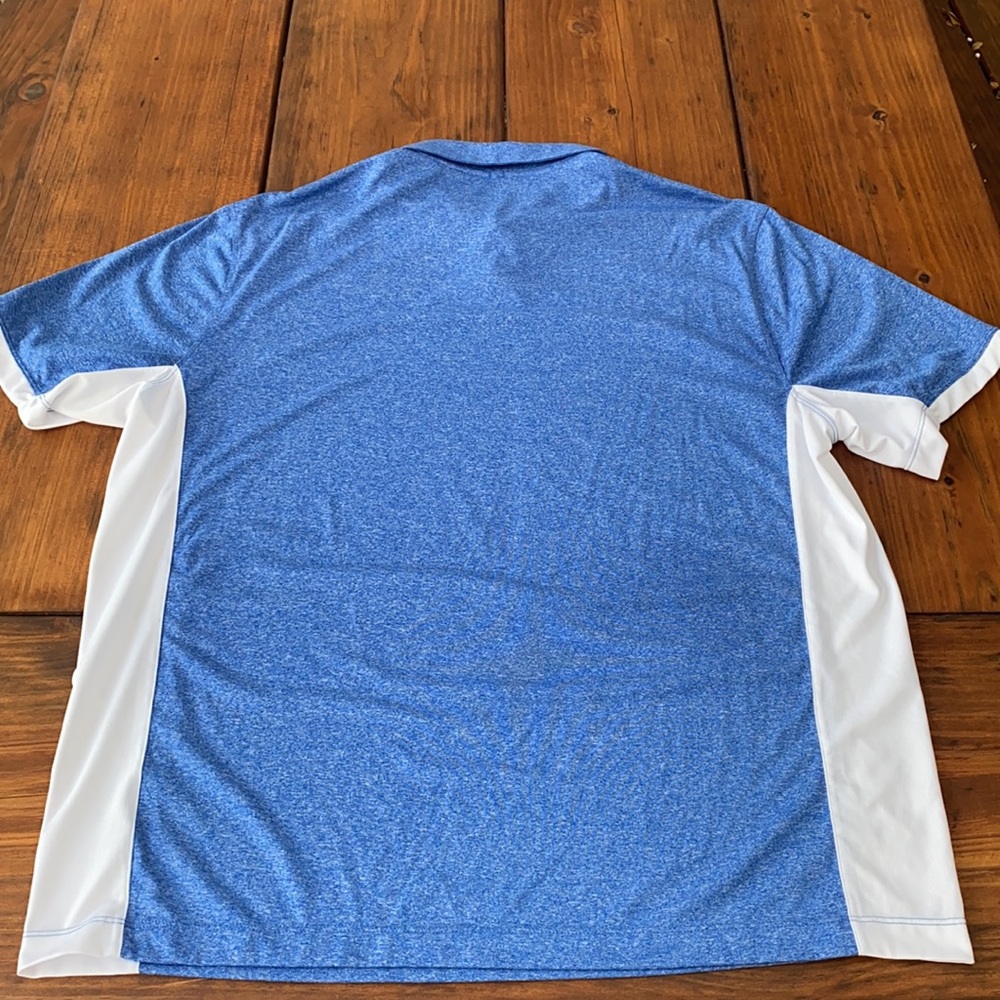 Nike Dri-Fit Golf Polo in Blue/White Size XL - Picture 5 of 5